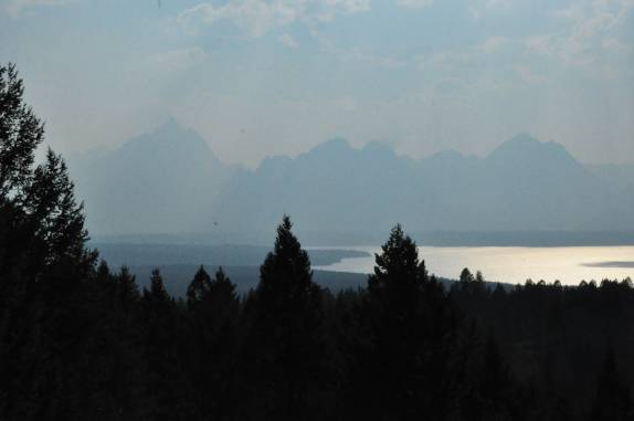 As montanhas e lagos do Parque Nacional de Grand Teton, no Wyoming, nos Estados Unidos